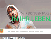 Tablet Screenshot of hartmann-malerbetrieb.com